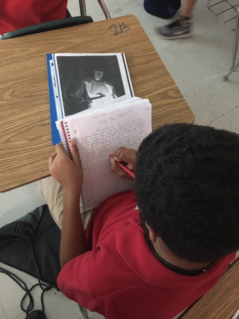 ChromikCarol's tweet photo. Ss creating short stories using "The mysteries of Harris Burdick" pics👻🎃👽@patriots_LMS @LibertyEagles1 https://t.co/s4YmaSrj6E