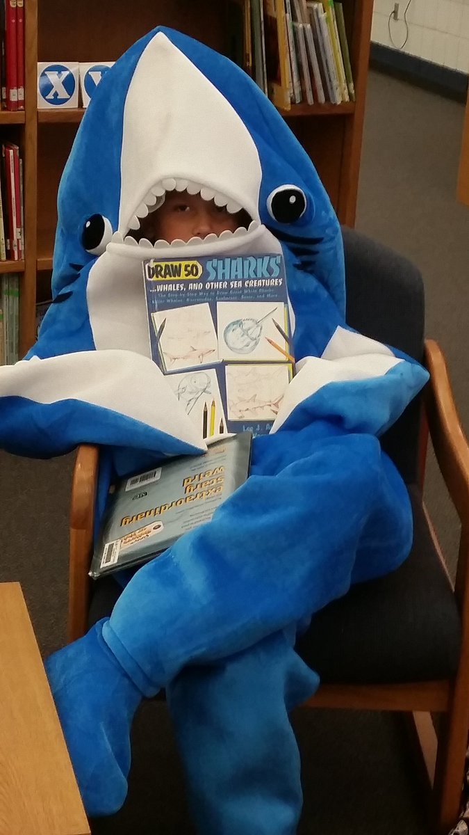Something for everyone in the library. Even sharks. Happy Halloween!