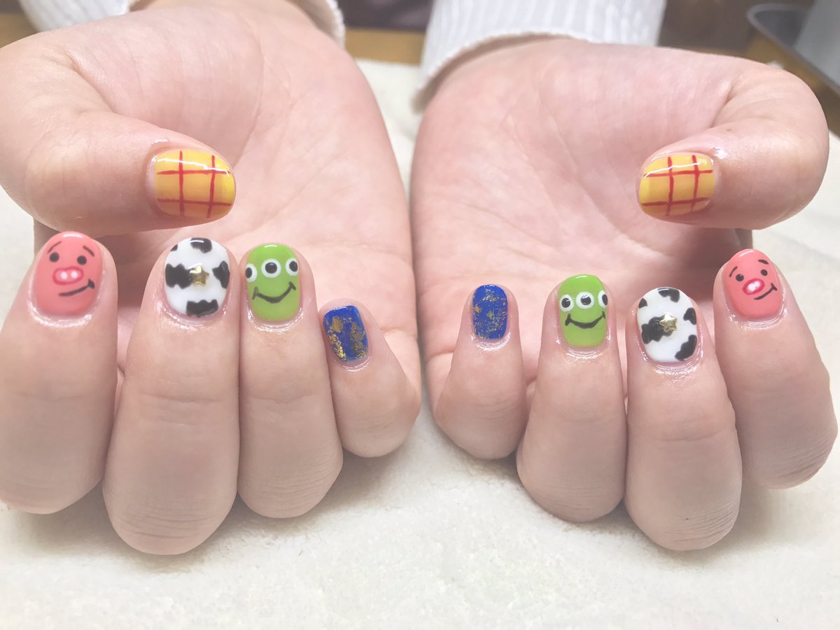 ｎａｉｌ プラス ネイル A Twitter トイストーリーネイル 台湾旅行楽しんできてください ジェルネイルサロン 千葉市緑区ネイルサロン ネイルサロン千葉市緑区 ジェルネイル千葉 ネイルデザイン トイストーリーネイル ディズニーネイル