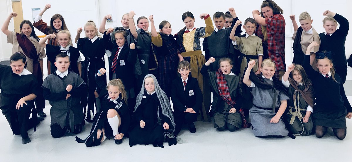 NSMrTarpey's tweet photo. Our fabulous cast of Macbeth on their first costume fitting!! 1 week to go!! Live @ The Gala Theatre, Durham - 07/11/17 #nsprimary https://t.co/OTby8I14lO