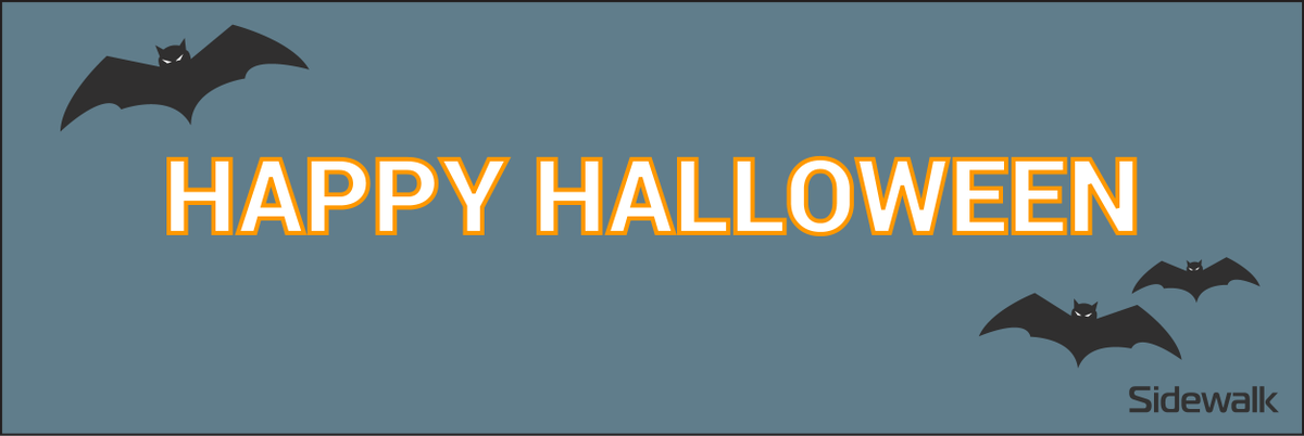 GoSidewalk's tweet photo. Happy Halloween, from our team to yours! https://t.co/IjT34nrChM