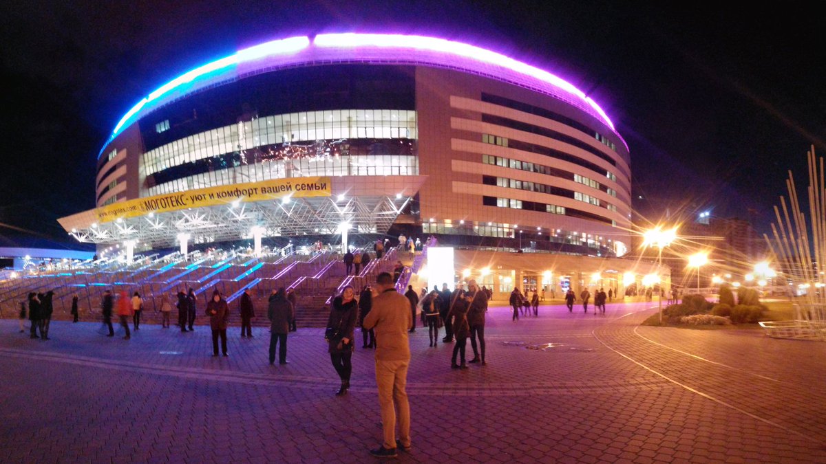 bhlava's tweet photo. My first visit in Minsk Arena couldn't have been any better! #DinamoMinsk won over #SpartakMoscow after penalty shootout! #Minsk #Hockey
Btw. #KHL hockey tickets start at 2.5$ in here, huh :) https://t.co/kGb8lxJVvk