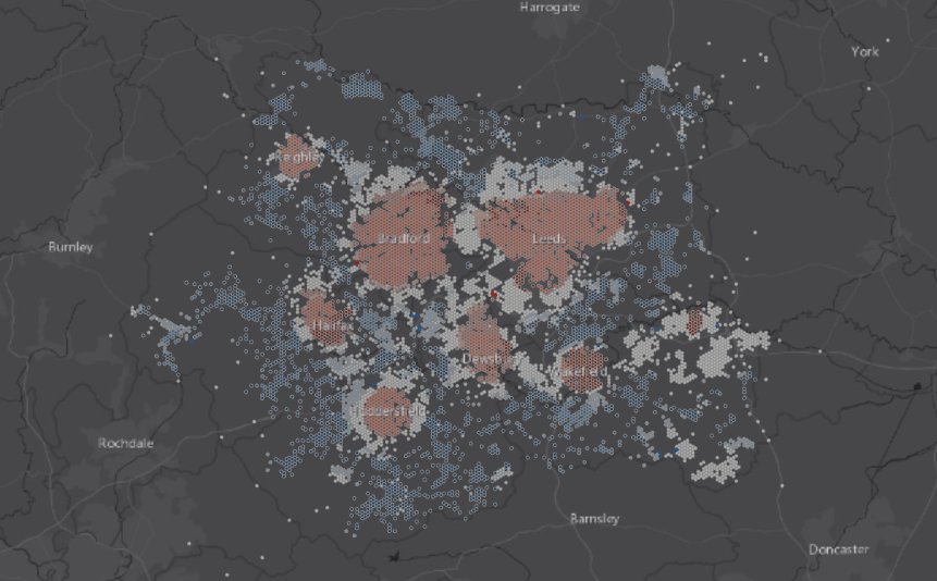 burdGIS's tweet image. First forrays into 2016 #crime, #SpaceTimeCube analysis for #WestYorks using #Arcpro #GIS