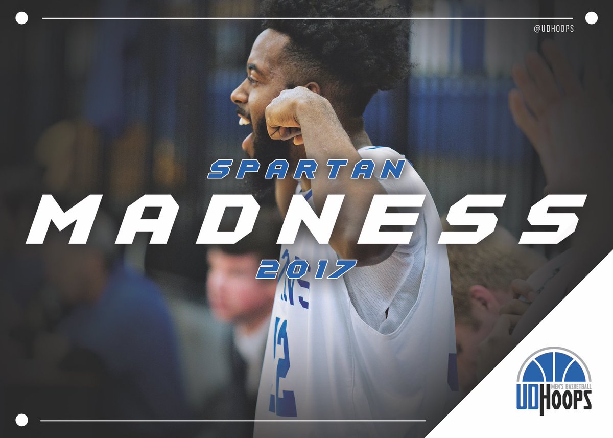 UDHoops's tweet photo. βͺοΈπ Spartan Madness 2017 ππ΅
- Thursday, Nov. 2nd
- 3pt Contest
- Dunk Contest
- Team Scrimmage
Free Pizza & T-Shirts!
#UDHoops https://t.co/NSh6wMkcBg