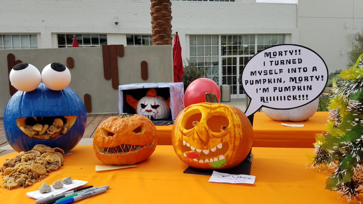 Sornigrafix's tweet photo. #HappyHalloween fun inside @NickAnimation.
#PumpkinRick! https://t.co/DxXNHhfbwJ