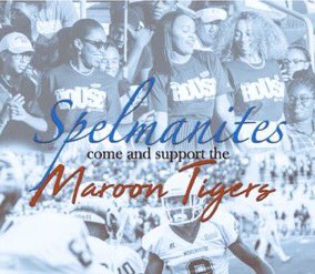 MaroonTigers's tweet photo. SIAC Rivalry Wk: Join us Nov. 4th @ 2pm for this yr’s edition of the ‘Battle of the AUC’. RETWEET if you believe it’s #OurAUC https://t.co/Zj8fNofbTg
