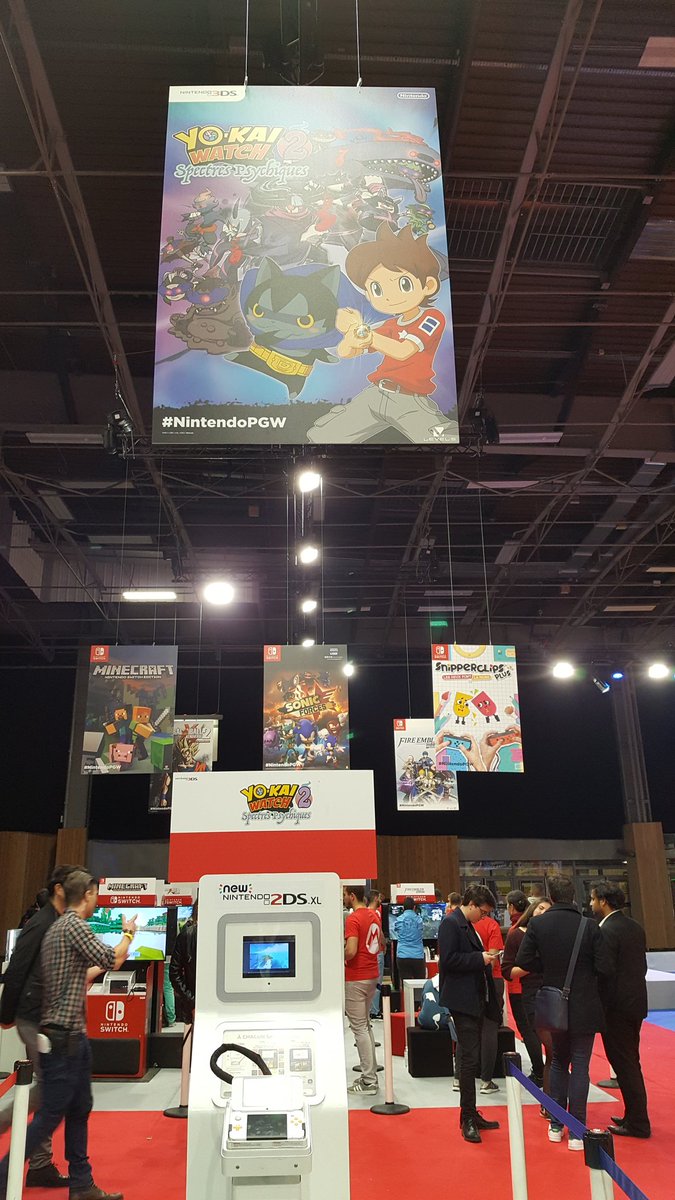 YokaiWatchFR's tweet photo. Dès demain retrouvez #YokaiWatch2Spectres sur le stand @NintendoFrance à la @ParisGamesWeek ! https://t.co/GVIcOlbh16