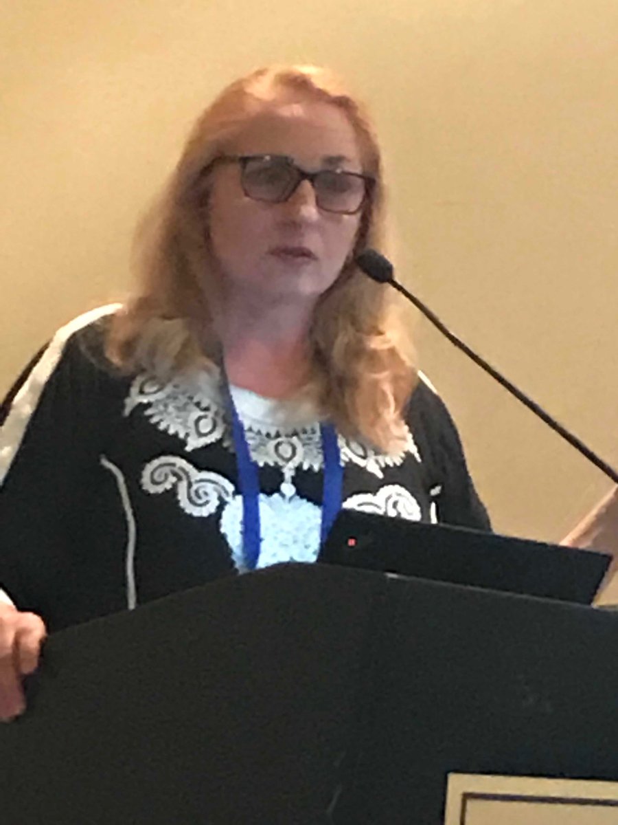 Rosenow's tweet photo. @AIHA Director Nancy shares “hope” for the #IamIH profession. Via the avenue of @ohlearning #Global #AIHAFC https://t.co/mgQ2LGzhNd