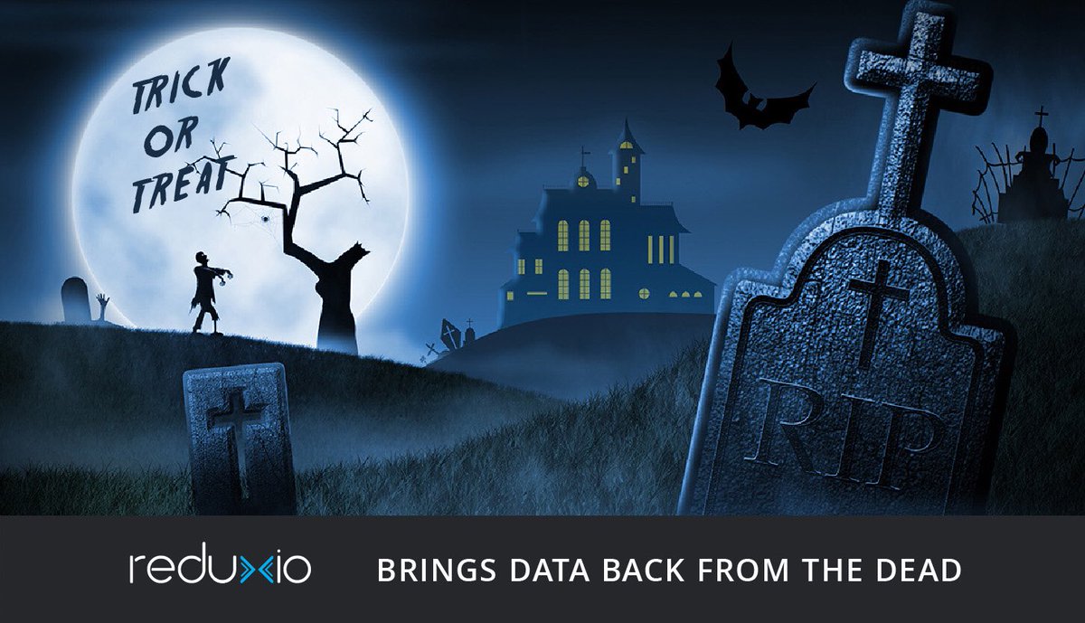RdxBarak's tweet photo. Happy Halloween to all from @ReduxioSystems. We bring your data back from the dead. https://t.co/mz8jPhf75Y