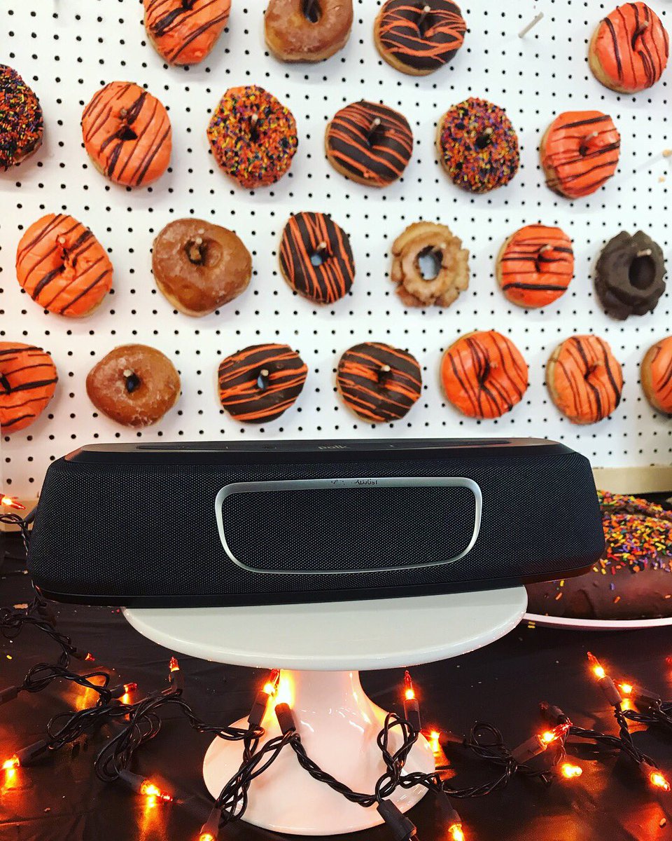 polkaudio's tweet photo. Too big to fit in your candy bucket - but too tempting to miss. #MagnifiMini
#HappyHalloween from our Polk team! π #donuts https://t.co/ieo8s7KhPB