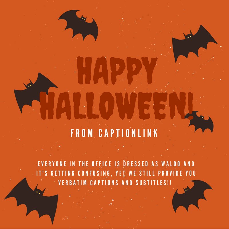 CaptionLink's tweet image. #HAPPYHALLOWEEN
