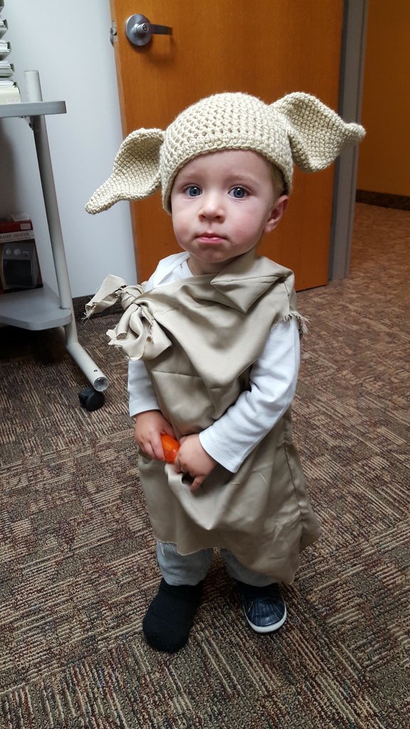 BigBill021's tweet photo. @pottermore My son is going as Dobby https://t.co/rtiVJAxeVJ