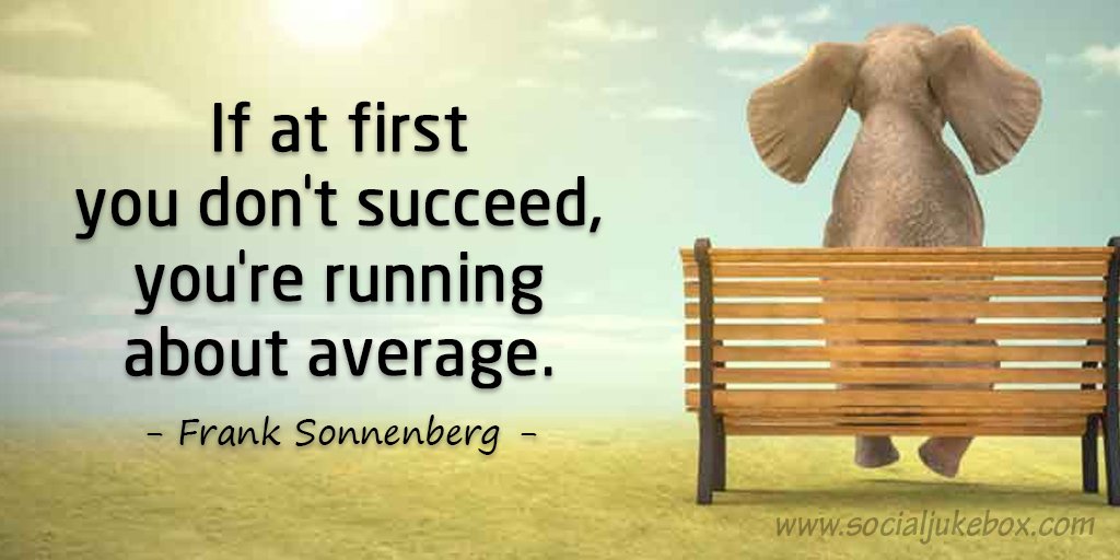OneTrueWisdom's tweet photo. Don't give up at the first stumbling block. Success comes with persistance. Keep going! #inspiration
RT @gary_hensel https://t.co/UxSJWgExW2