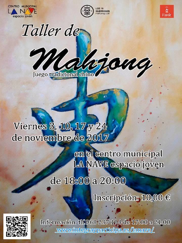 CM_La_Nave's tweet photo. Durante #Noviembre2017 13 Huérfanos porpone en @CM_La_Nave un taller de iniciación #Mahjong juego de mesa de origen chino #MurciaSeMueve https://t.co/GiViRaSfBr