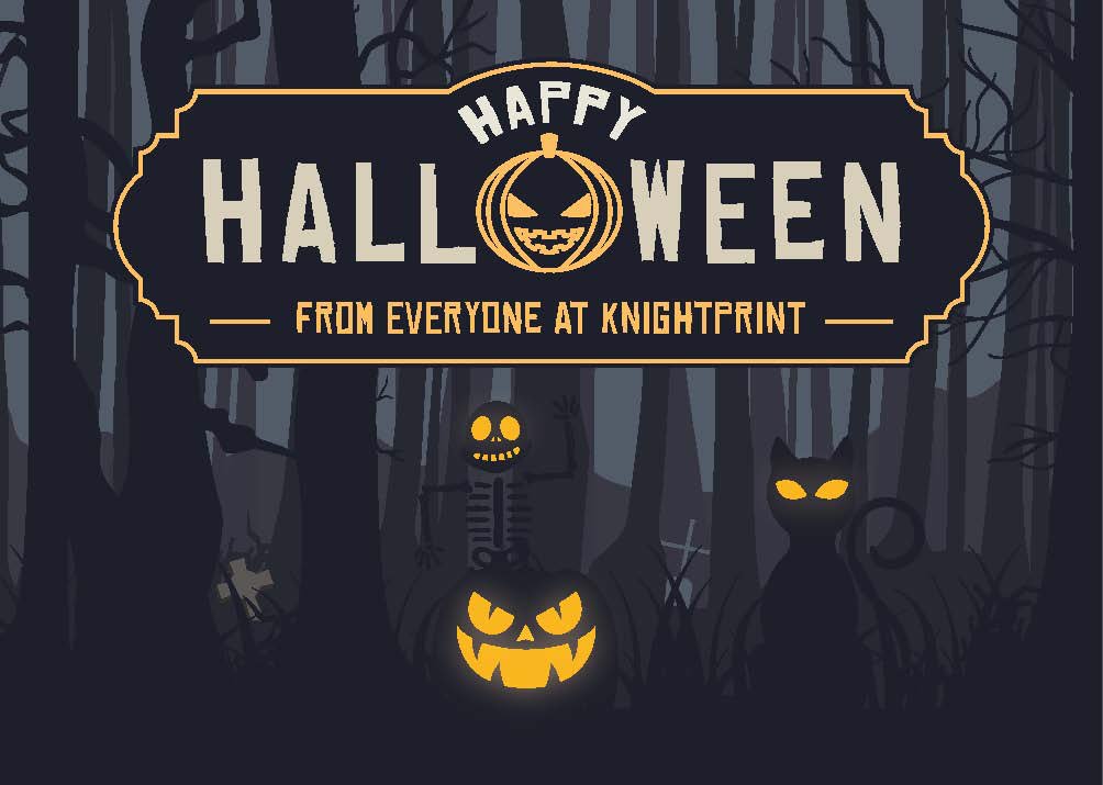 KnightPrint's tweet photo. Happy Halloween to all from everyone here at Knightprint! 👻🎃 #Halloween https://t.co/EfGNJUMHzb