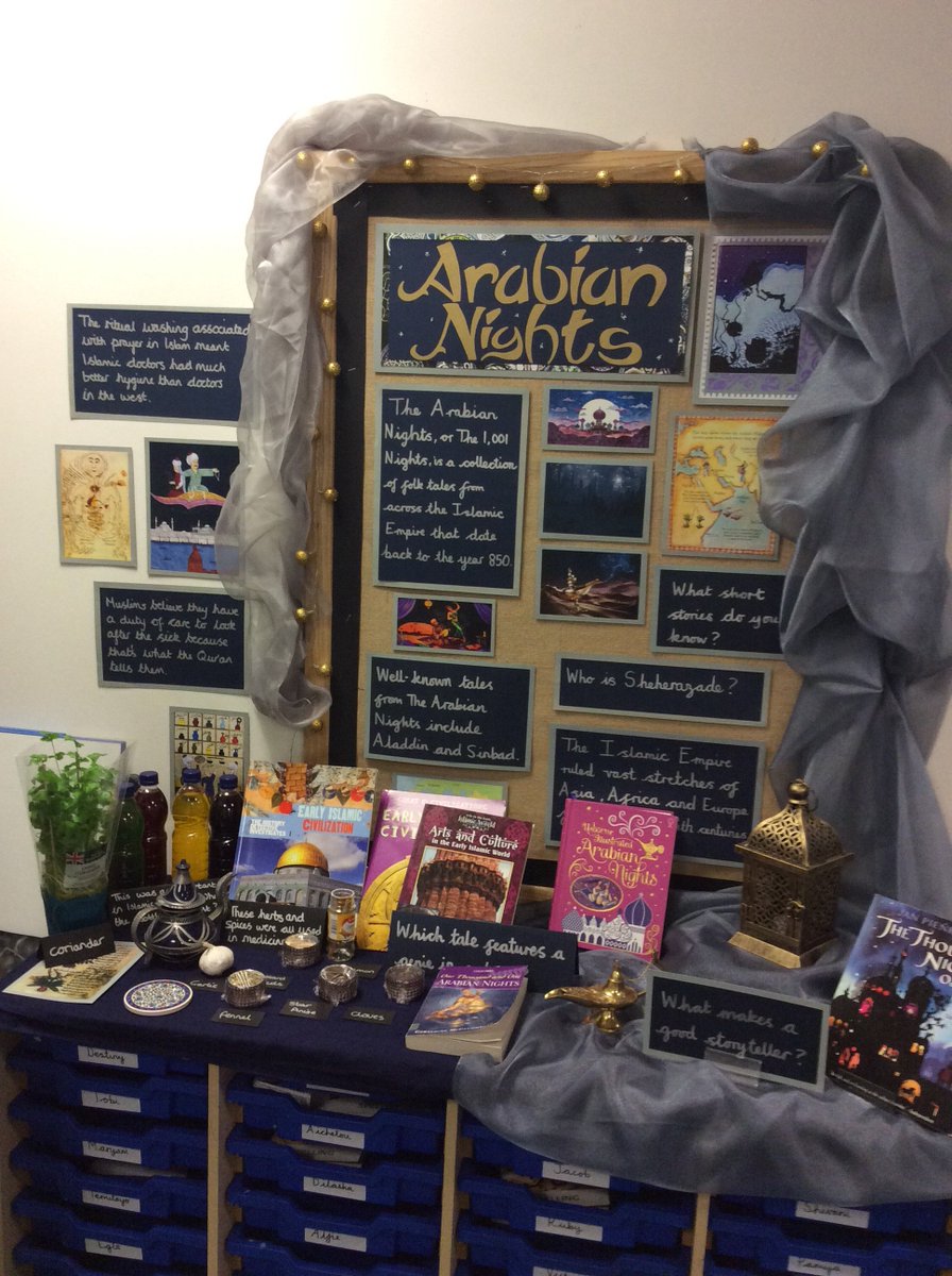 So many things to delight the senses. Very excited about our new topic The Arabian Nights.