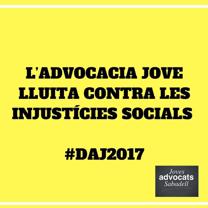 jovesICASBD's tweet photo. DIA DE L’ADVOCACIA JOVE #DAJ2017 @JovesAdvocats @CEAJ_abogados @icasbd https://t.co/9tBejZRH3D