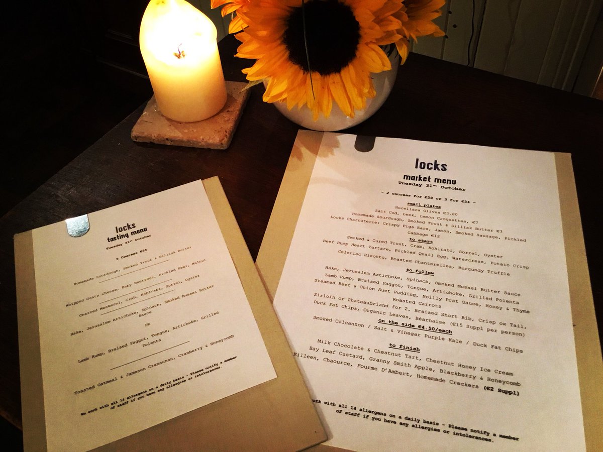 LocksRestaurant's tweet photo. Happy Halloween guys 🎃 Tasting Menu &amp; Market Menu all night today and tomorrow 😋 #haloweendinner #foodie #tastingmenu #portobellolovers #locks1windsorterrace https://t.co/PjvUcIsfN7