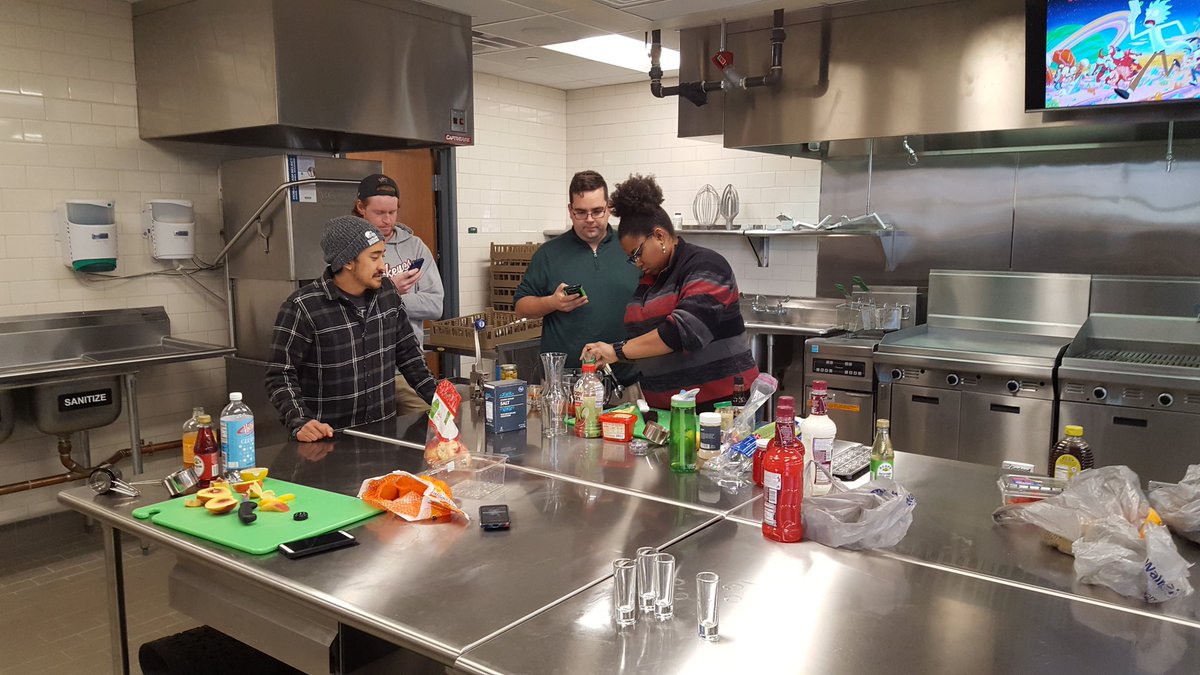 ProfDonnieB's tweet photo. Mocktail week is here! #PattonProud #OURHT https://t.co/G3F73A9N44