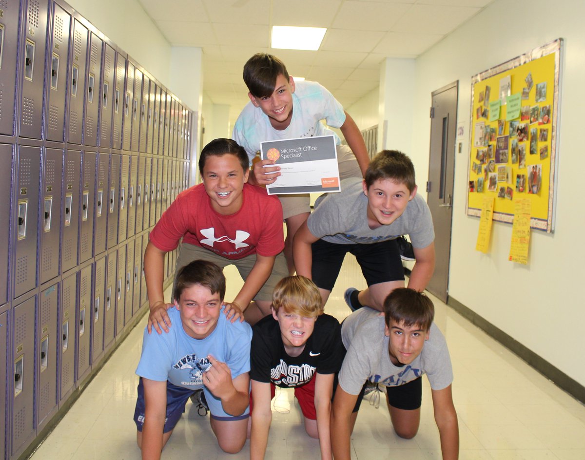 RMSMsDelgado's tweet photo. Super excited to earn their #MOSWord 2016 Certification! #GetCertified #RandallMS @HCPSRandallMS @HCPSCTAE @MawhinneyClaire @Office https://t.co/oXp60v0wLy