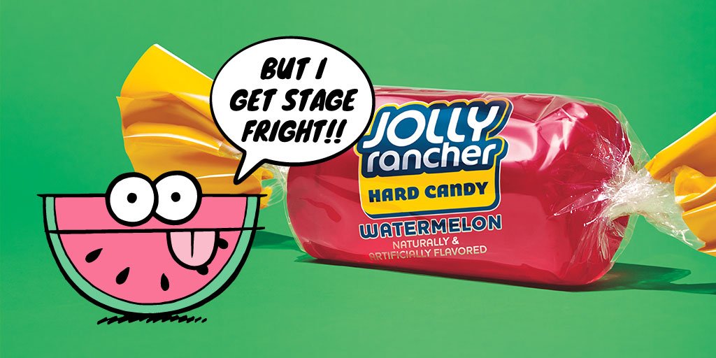 Jolly_Rancher's tweet photo. Tune into @TRL today at 3:30pm to catch a glimpse of Watermelon hanging with his fans! #TimesScare https://t.co/RLNFmO1eH9