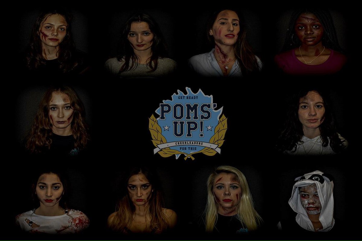 PomsUpESCE's tweet photo. Les Poms'Up vous présentent leur horror night movie en collaboration avec @FocusESCE ! RDV sur notre page Facebook 😏🎃👻 #pomsup #vieassoesce https://t.co/3lNkaIz7QT