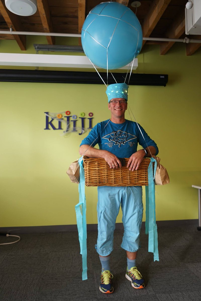 KijijiTech's tweet photo. Check the costumes from Kijiji's crew today! Congrats to GJ, Yvonne and Cam for being voted as the top 3. https://t.co/OLaGZHmBxQ
