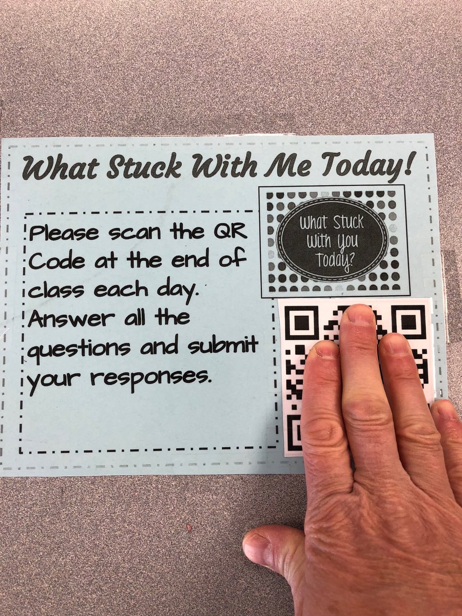 raybirks's tweet photo. Ts using QR codes and Google Forms to do exit tix. #wenatcheeproud #wenteched https://t.co/9Q5Uf2Q90T