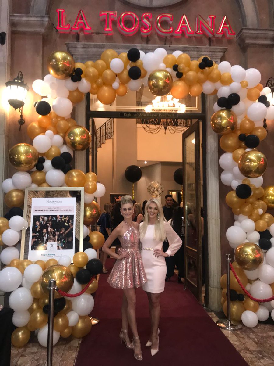 IlzeSaunders's tweet photo. Celebrating @NominationItaly #Nomination30 Birthday party at @tsogosun La Toscana! ♡ https://t.co/DRjzqKUo9n