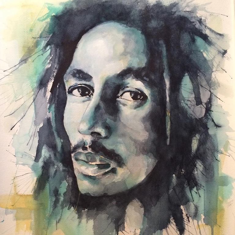 "Whosoever diggeth a pit, shall fall in it." #SmallAxe

 🎨 #bobmarleyart by Callan Dullea