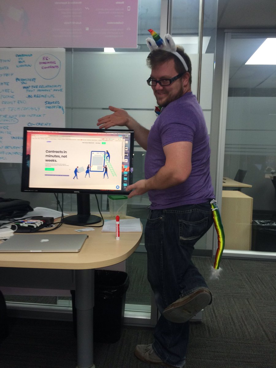 mttinana's tweet photo. Lool what came out of @TheIncYYC @shanecfast @PaperHQ #unicorn #startup #halloween https://t.co/cHGHtfQ8rY