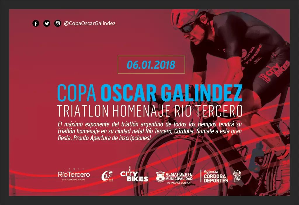 og_races's tweet photo. Sábado 6 de Enero 2018
#triahomenaje #CopaOscarGalindez 
en Río Tercero, Córdoba. 
Muy pronto apertura de inscripciones.
No te lo pierdas!! https://t.co/CnwXSzmjJJ