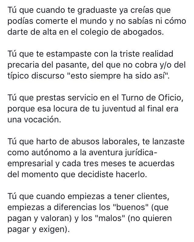 JMEQCadiz's tweet photo. ⚖️"Eh joven abogado..."

Dedico estas líneas a mis compañeros por nuestro día, el de la Abogacía Joven. 🤗#DAJ2017 

https://t.co/lmS7SwuvLO https://t.co/c8GkSpLdQG