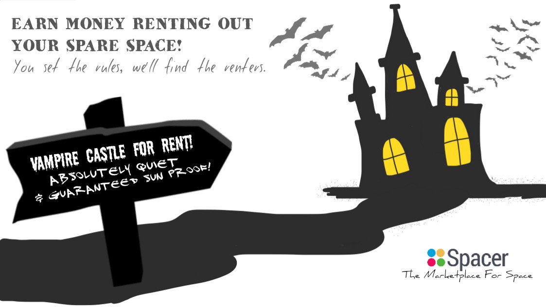 Someone in your neighborhood might just be looking for one...
At Spacer, we have the storage solution you need!
Happy Halloween!
#spacer