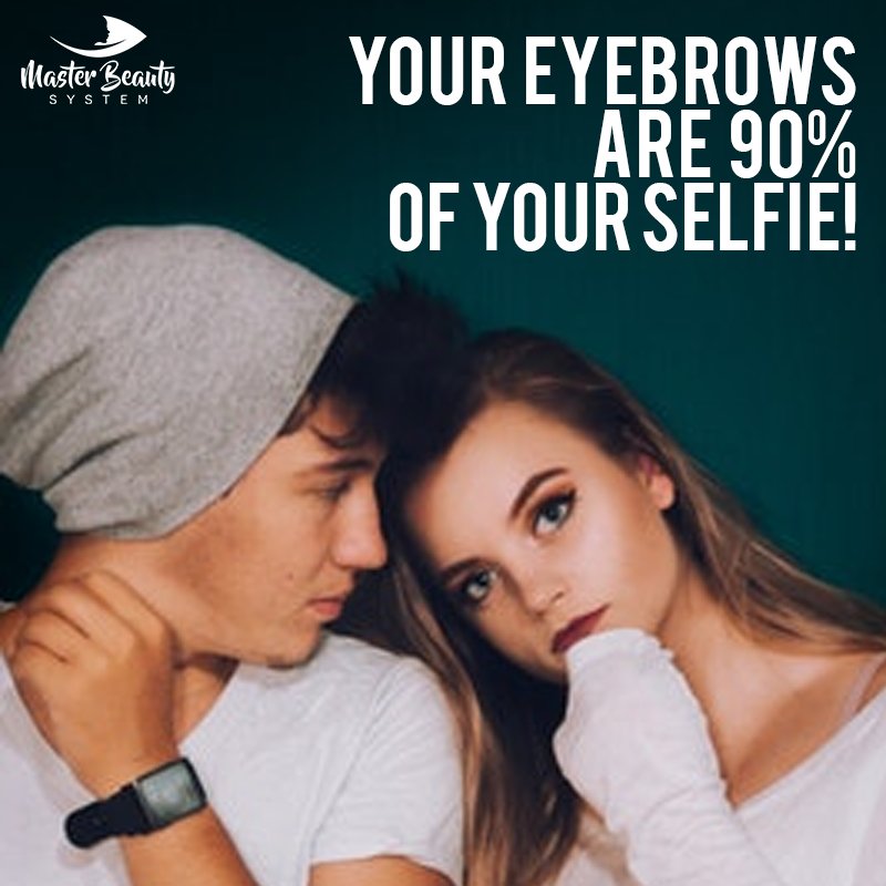 mbeautysystem's tweet photo. FLAWLESS BROWS = FLAWLESS SELFIES! 📸❤
#eyebrows #browgame #browshape #masterbeauty #permanentmakeup #weibrow https://t.co/Pw6KMtiuMW