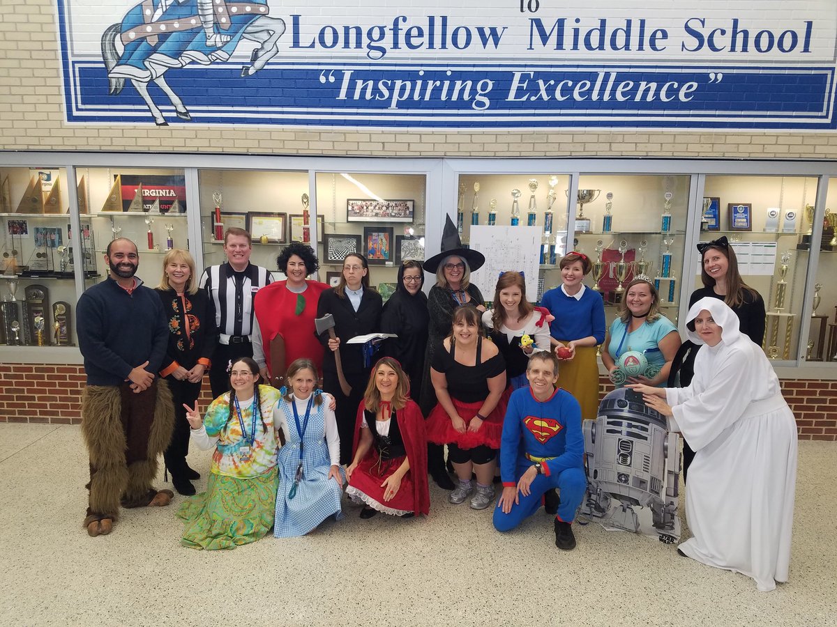 LongfellowFCPS's tweet photo. Have a safe and happy Halloween from the Longfellow staff! https://t.co/W1GnWXRGYC