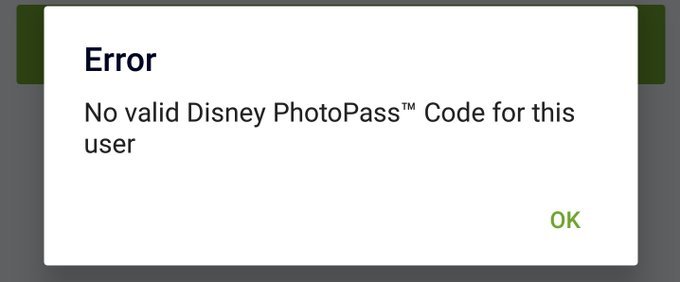 Michel_SprC's tweet photo. @DLPHelp If I add a photo to my photopass account. I get this error. Can't I view my photo anymore? https://t.co/03peQBl9fK