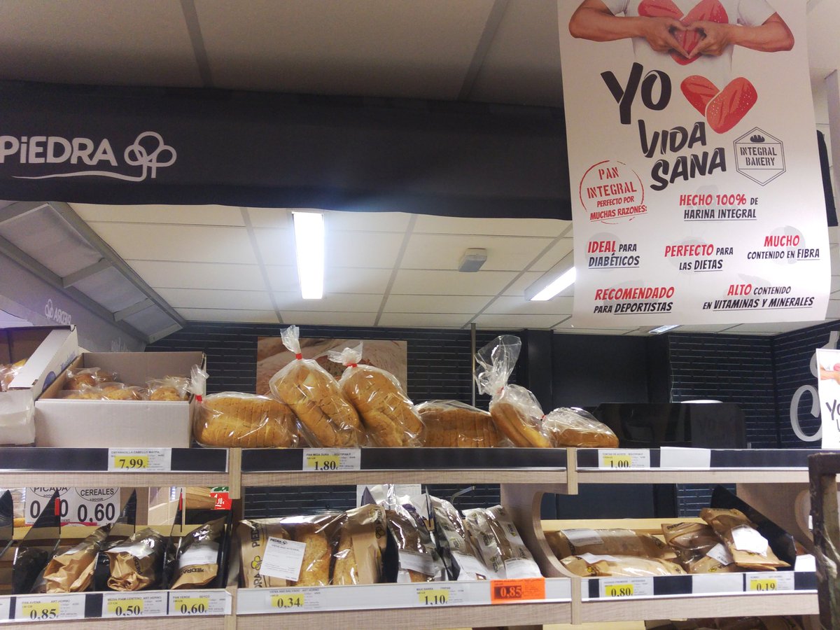 chary_serrano's tweet photo. En #SupermercadosPiedra el #pan #IntegralBakery está de oferta
Un #pandeverdad 100% Integral #pandehorno, que dura fresco, dias
#yovidasana https://t.co/z5jIBasFeh