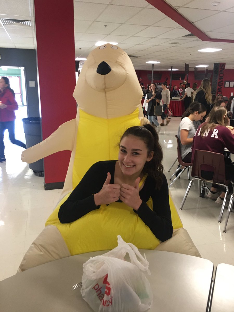 CHS_VCheer's tweet photo. Spotted: Local CHS Cheerleader sporting her costume in honor of Halloween!! Happy Halloween from our team to yours 🎃❤ https://t.co/2sTeYyZvqJ