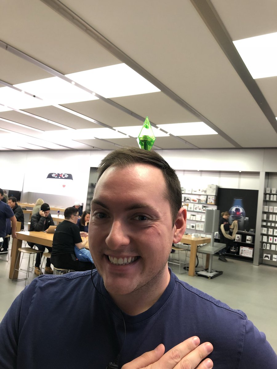ArsenGirl's tweet photo. My bestie as a Sim. #Halloween2017 #plumbob #simsinreallife #TheSims @samson_joe https://t.co/p7mgalPx3R