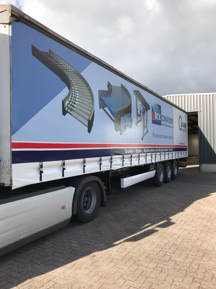 Deze mooie oplegger al gespot? Sinds deze week rijdt Asap Expres op de Europese wegen met deze oplegger. #bckholland #deliveredinstyle