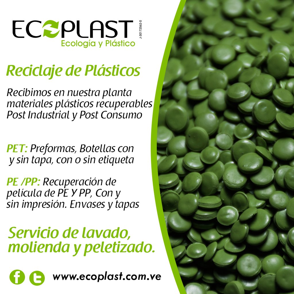 PlasticEcoplast's tweet photo. Recibimos en Nuestra Planta Materiales Plásticos Recuperables. Post Industrial y Post Consumo. También Ofrecemos el Servicio de Lavado, Moliendo y Peletizado. #Recicla #ReciclajedePlasticos https://t.co/oC4Ojsat8R