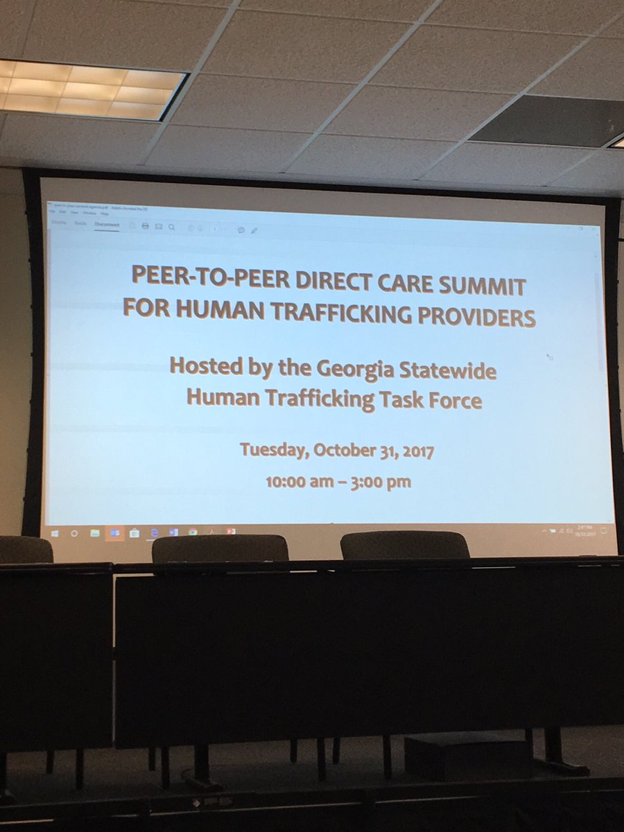 WSL_Institute's tweet photo. @gacjcc Peer to Peer Direct Care Summit hosted by the Ga Statewide Human Trafficking Task Force WG 7 #selfcare #trainingforservingdmst https://t.co/2fDZRvUYR5
