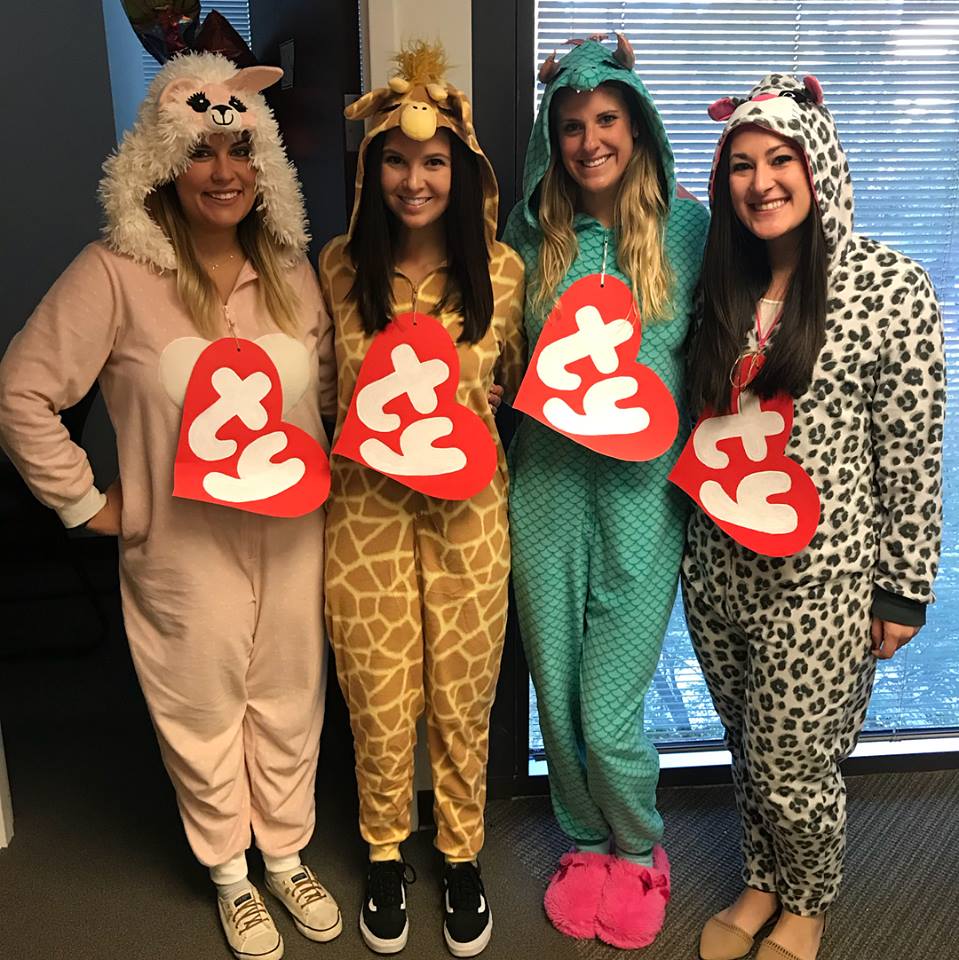 RBAFertility's tweet photo. Happy Halloween from your friends at RBA! Our Marketing &amp; Donor Departments really got into the holiday spirit! #beaniebabies #unicorns https://t.co/QfkqIi21DE