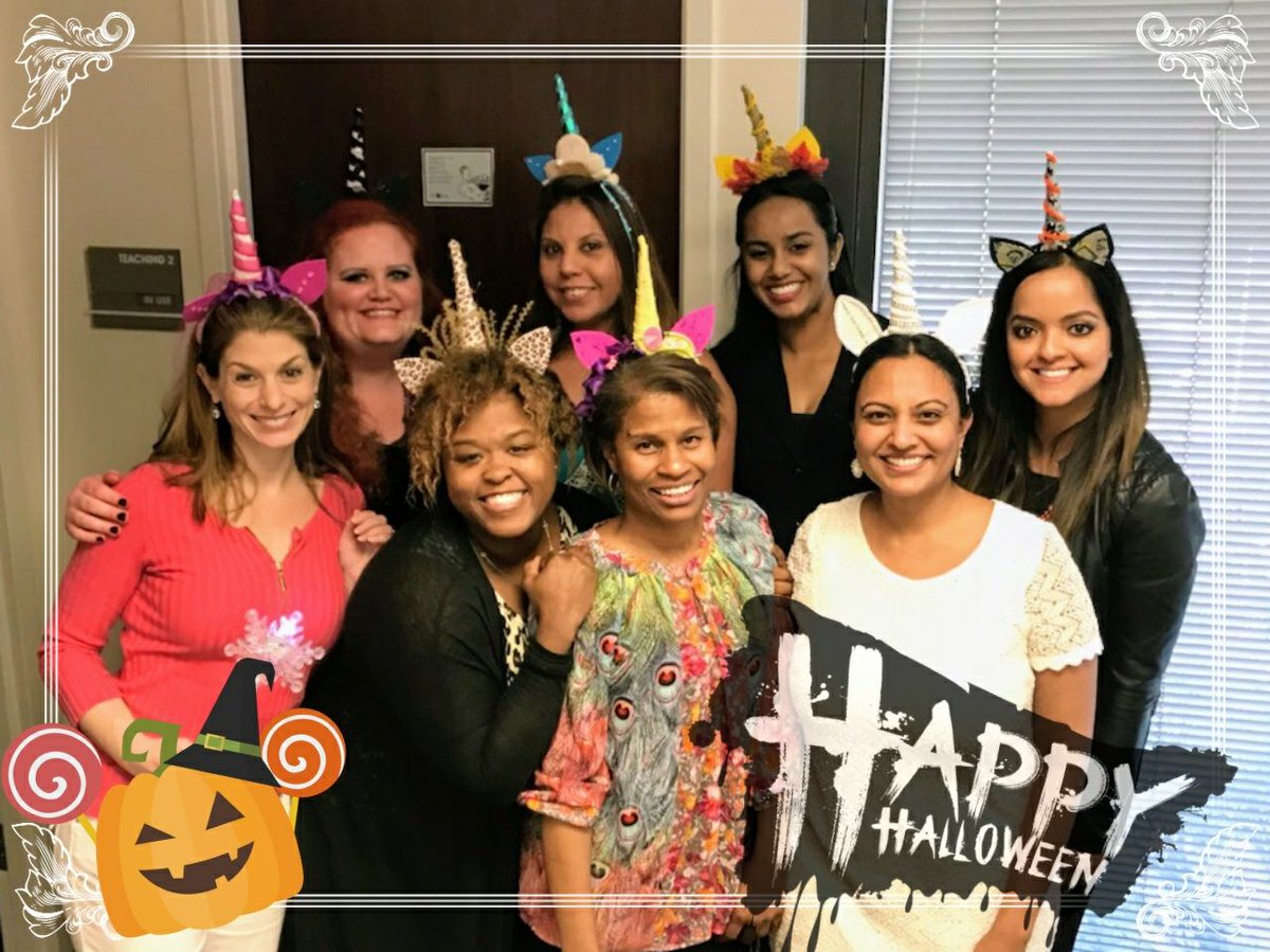 RBAFertility's tweet photo. Happy Halloween from your friends at RBA! Our Marketing &amp; Donor Departments really got into the holiday spirit! #beaniebabies #unicorns https://t.co/QfkqIi21DE