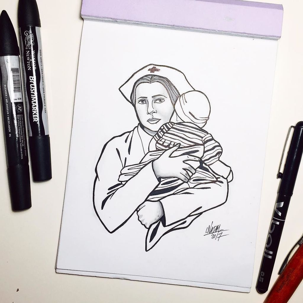 nuskaonline's tweet photo. #inktober Day 31: Irena Sendler > The Angel of Warsaw.

She was a Polish nurse who served in the Polish Undergroun… https://t.co/NWwXIbH9oz https://t.co/Quk8yNqTNR