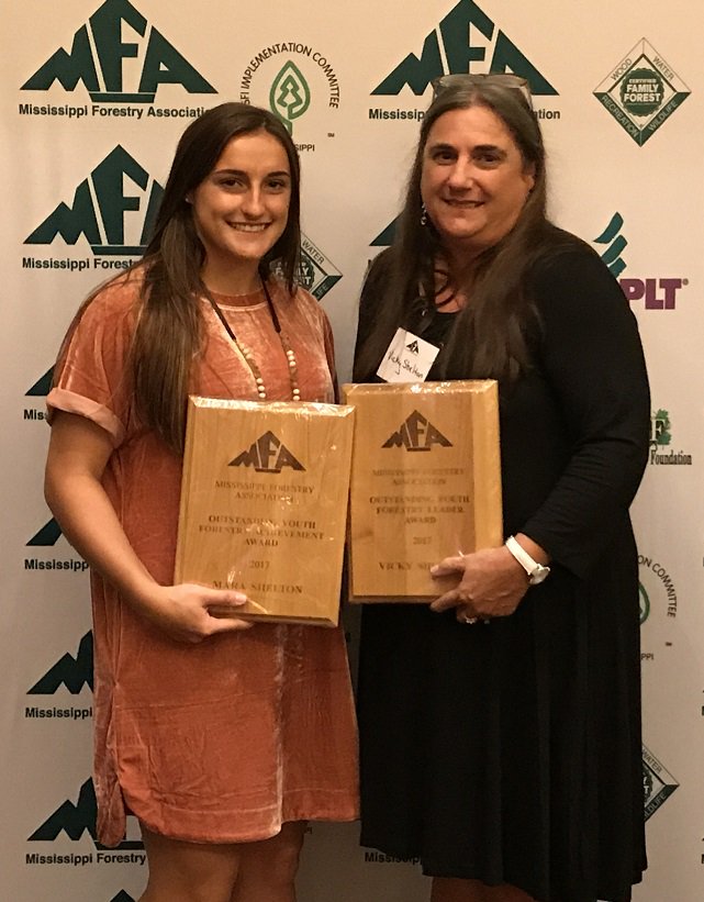 BertGilmore4's tweet photo. Neshoba 4-H, Mara and Vicky Shelton, MFA Outstanding Youth Forestry Achievement Award and Outstanding Youth Forestry Leader Award!  #MS4H https://t.co/nQEF3QAZje