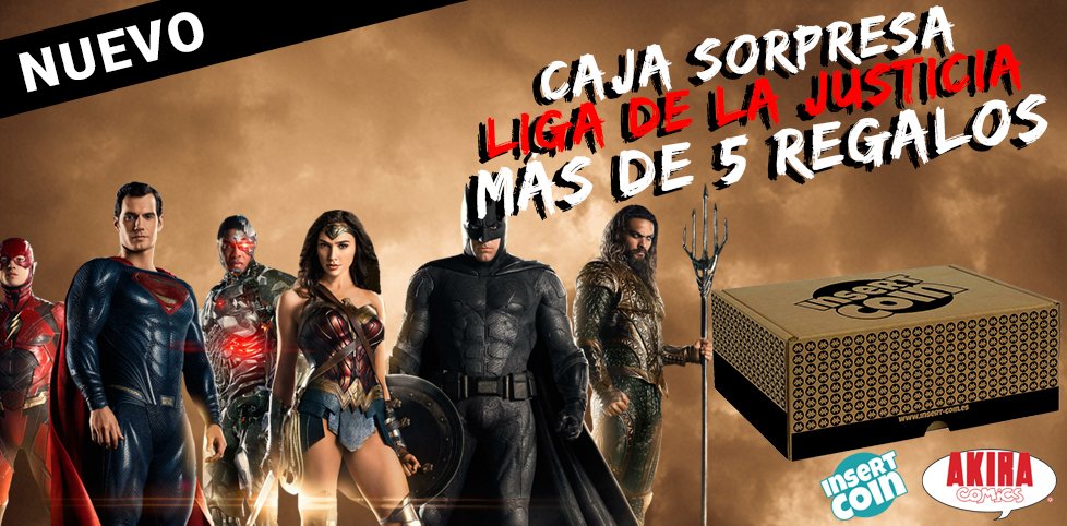 insertcoines's tweet photo. Nueva caja sorpresa: La Liga de la Justicia
¡Sólo durante noviembre!
Reservas: https://t.co/8cfOUykuM0 https://t.co/qyhW80kFrW