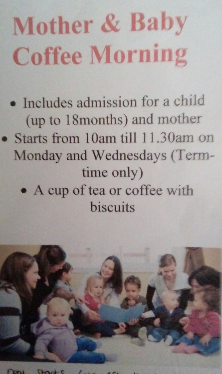 Funaticz's tweet image. Baby and Mother coffee morning. 0121 783 0041. funaticz.com