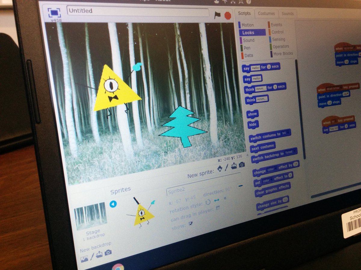 These Nanaimo kids came up with some very creative <a href="/learningcode/">Canada Learning Code</a> creations with <a href="/scratch/">Scratch Team</a> on @tractionsm #bandittour17